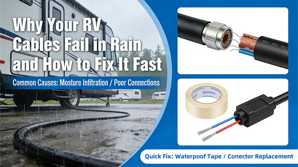 Why Your RV Cables Fail in Rain and How to Fix It Fast