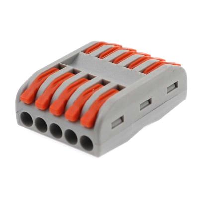 Conector de tuercas de palanca de cable compacto eléctrico de 10 orificios