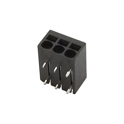 Conector de bloque de terminales sin tornillos de 2,5 mm compacto 5a 3 posiciones tipo SMT
