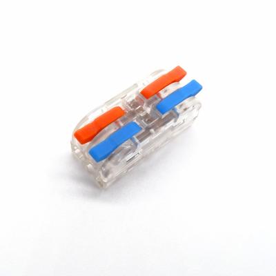 Conectores de cable LED de empalme a tope de tuerca de cable de palanca de 2 vías