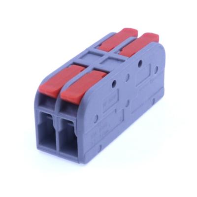 Conector de empalme de tuerca de palanca compacto Conector de cable a cable de bloque de terminales de conductor de cable de empuje rápido