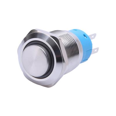 Metal push button switch