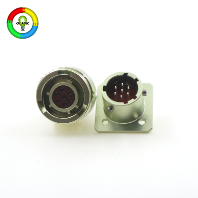 Conector de bayoneta rápido circular mini, industrial, de 4 y 10 pines, para alimentación de aviación