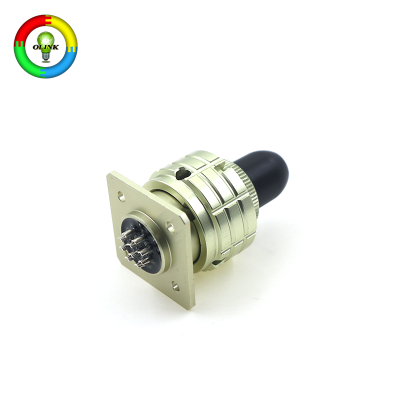 Conector de cable de alimentación redondo hembra de 4 pines/10 pines de especificación militar de aviación rusa de 24 V para conexión industrial de CC en miniatura.