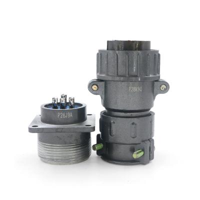 Conector de aviación circular de 2 pines y 3 pines P20K P28J P32K P48J
